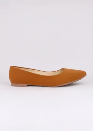 Flat suede puntal lisa
