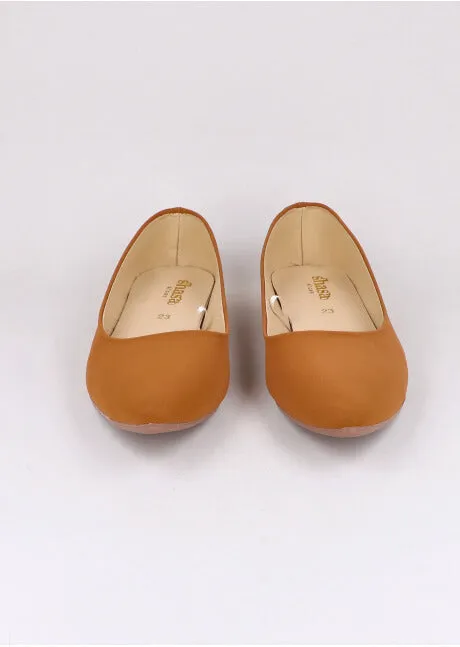 Flat suede puntal lisa