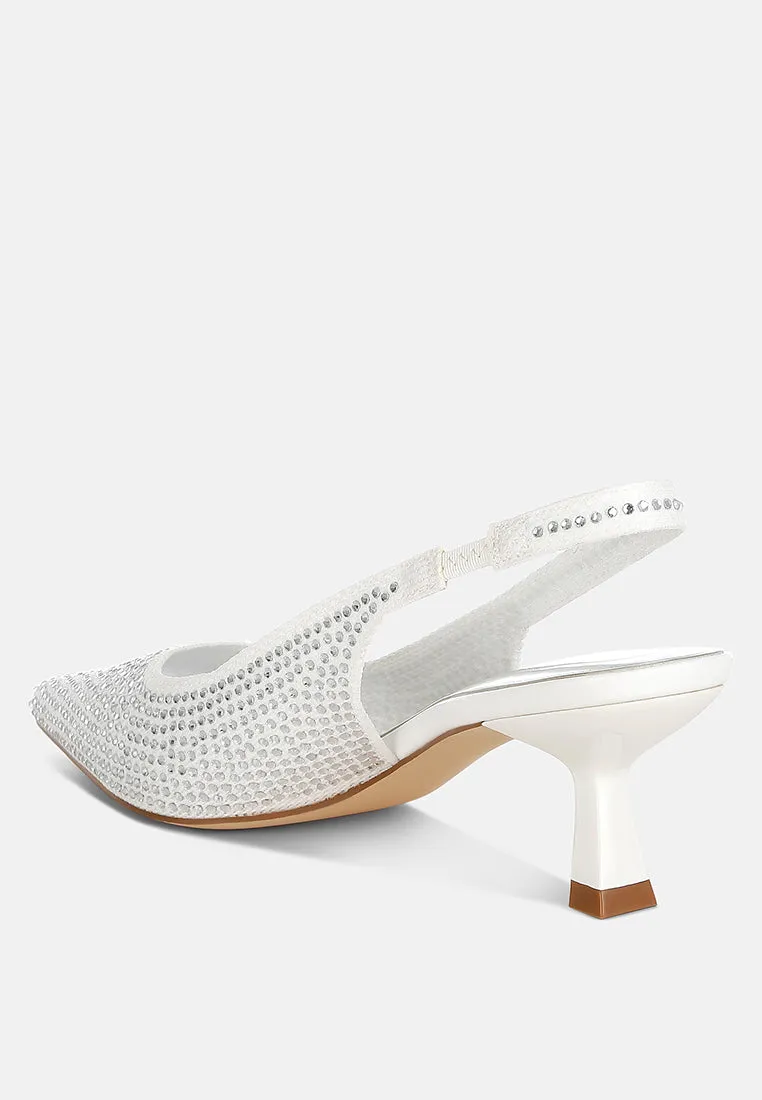 Flyknit Rhinestone Slingback Sandals By MODE