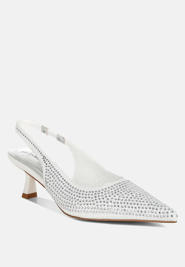 Flyknit Rhinestone Slingback Sandals By MODE