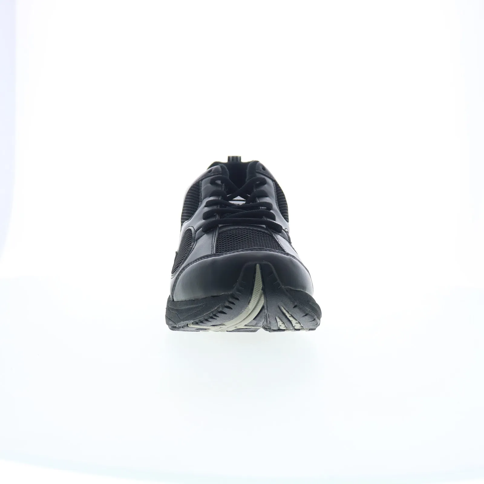 Footsaver by Drew Spades Mens Black Extra Wide 4E Lifestyle Sneakers Shoes
