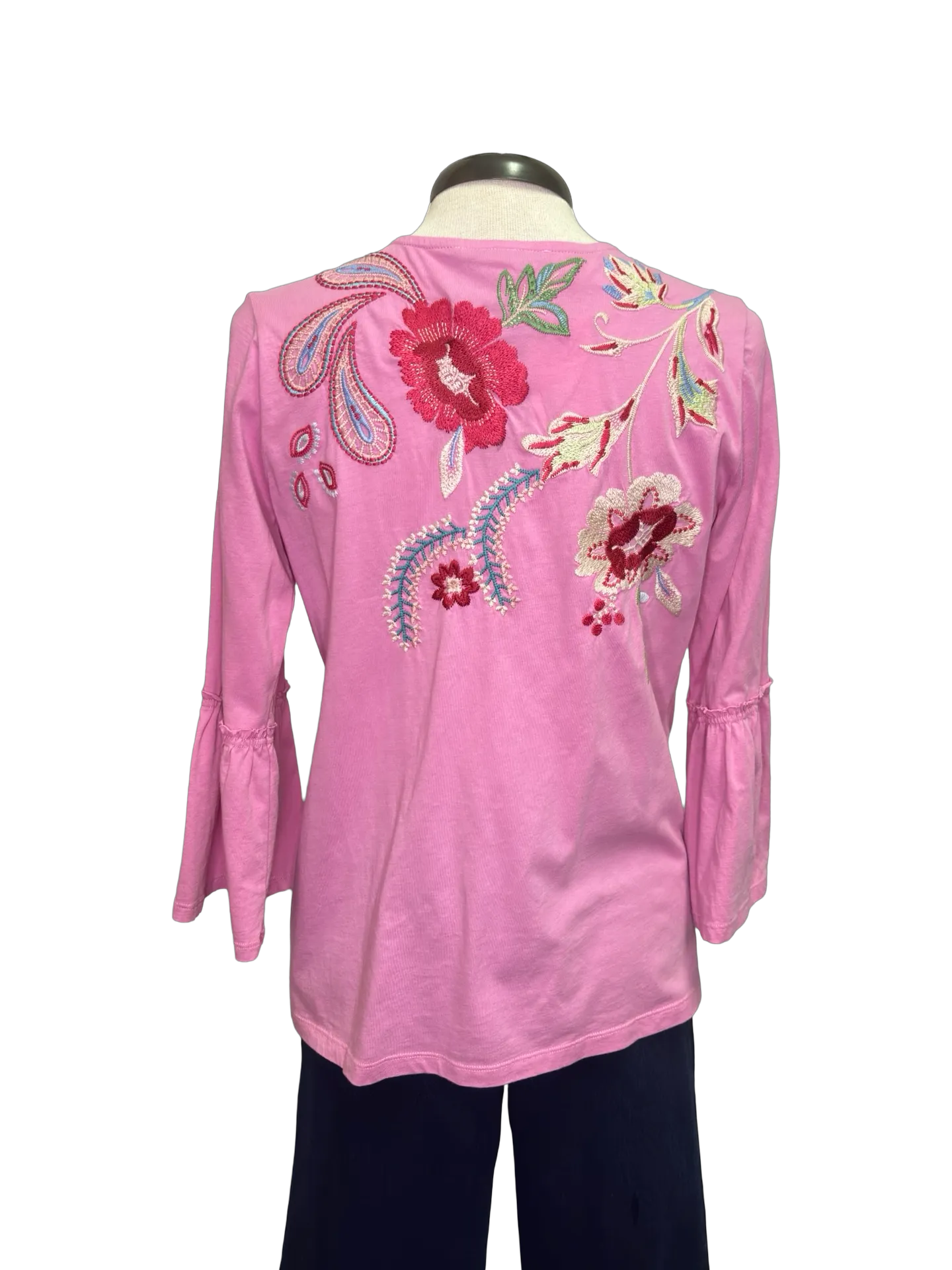 Freyde Ruffle Sleeve T Shirt Moonlite Mauve