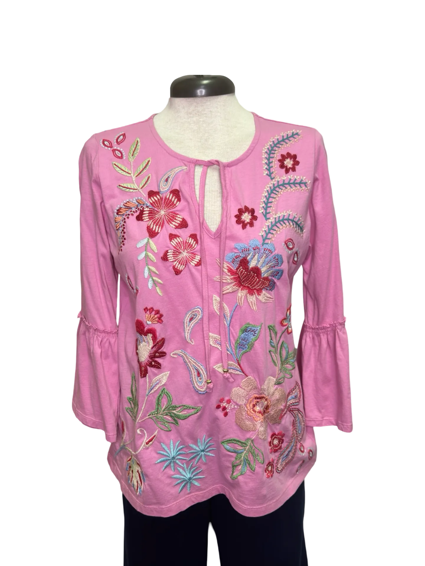 Freyde Ruffle Sleeve T Shirt Moonlite Mauve