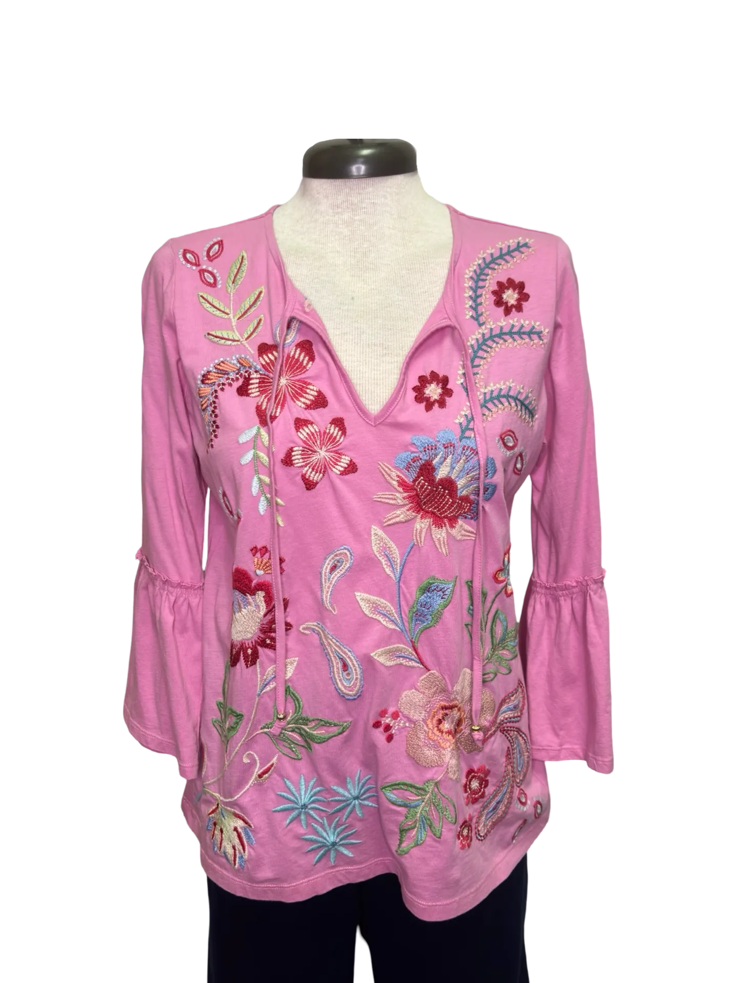 Freyde Ruffle Sleeve T Shirt Moonlite Mauve