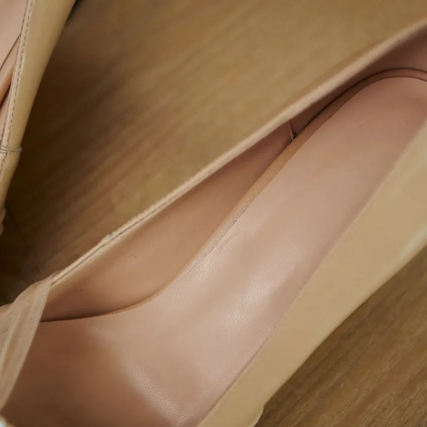 Genuine Leather Sexy High Heels