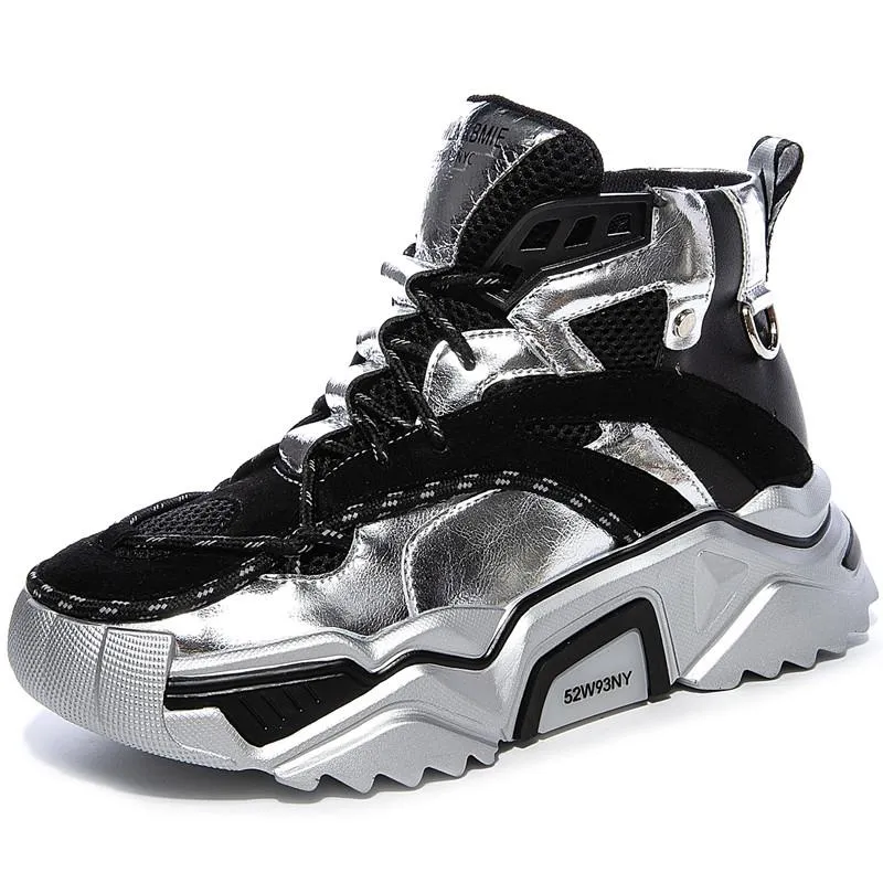 Genuine Leather Women's Platform Sneakers  Winter Fashion Women Chunky Shoes Breathable Ladies Trainers Footwear
