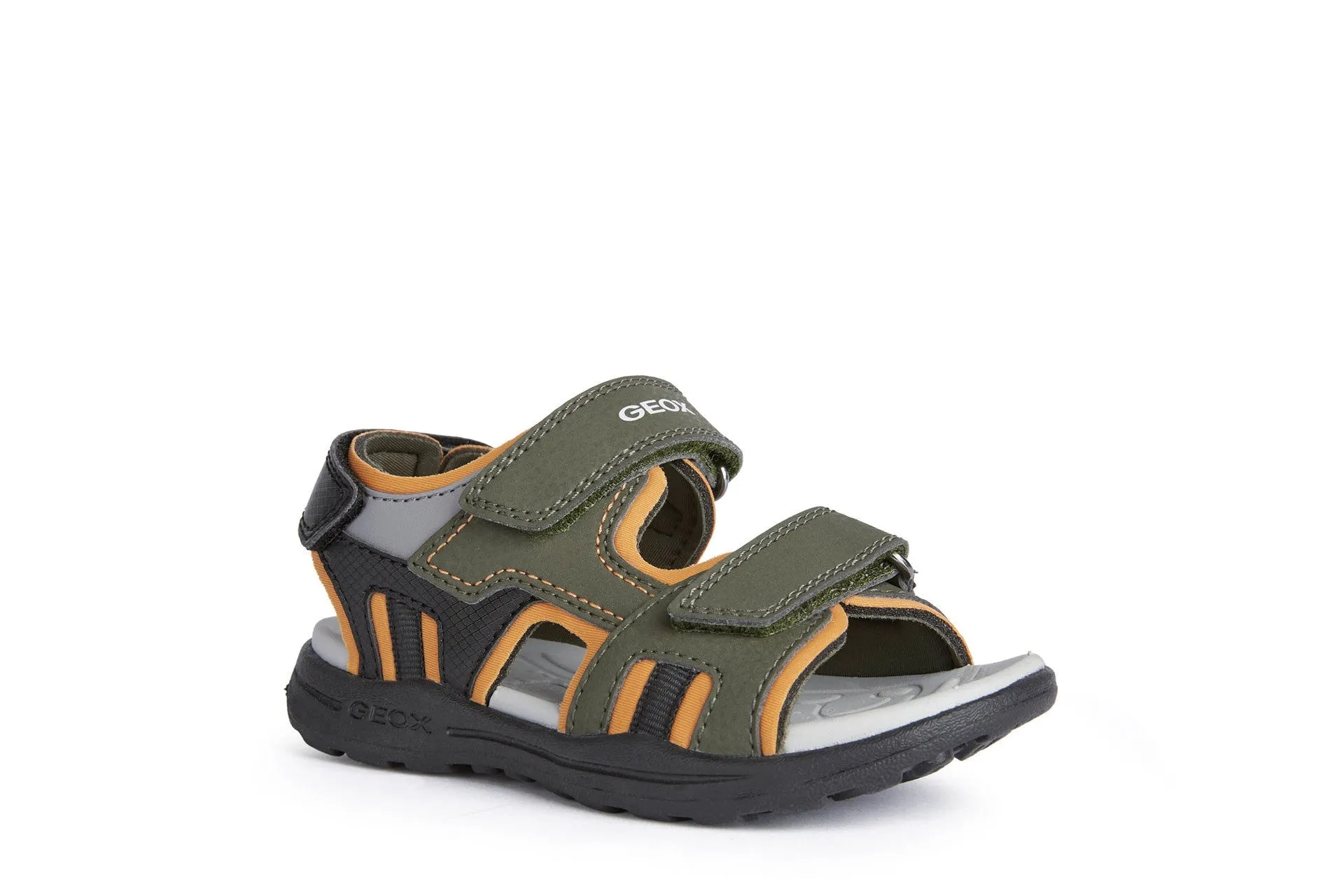 Geox - Vaniett Boy Sandal - Military Green/Orange