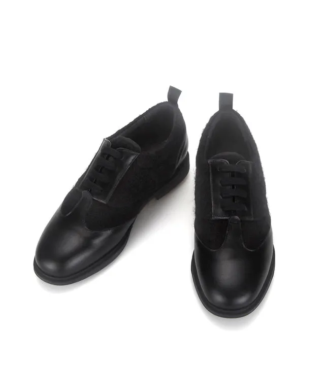 Giclee Warmer Spikeless Golf Shoes- Black