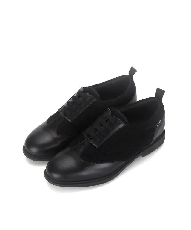 Giclee Warmer Spikeless Golf Shoes- Black