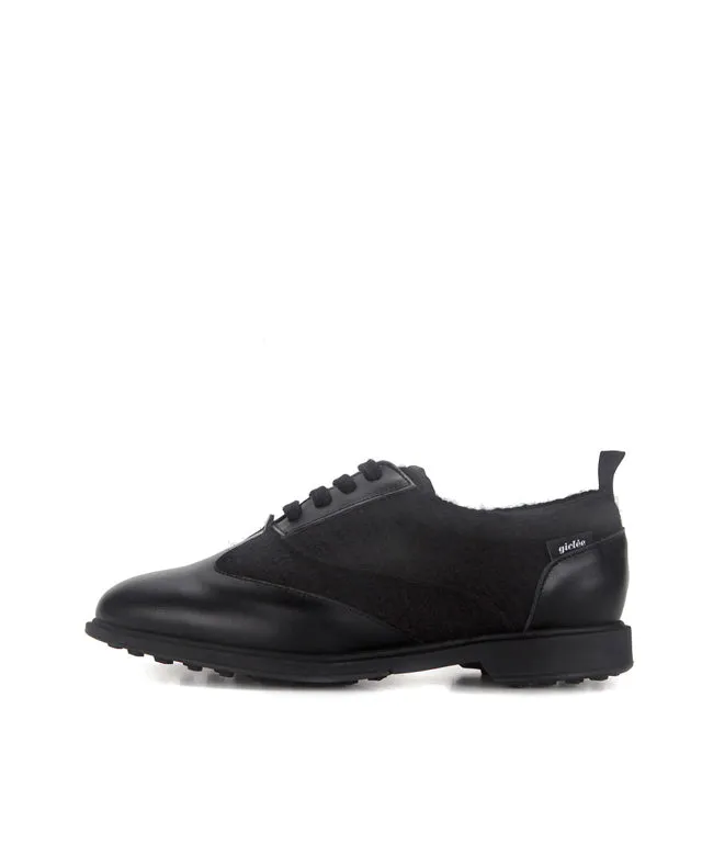 Giclee Warmer Spikeless Golf Shoes- Black