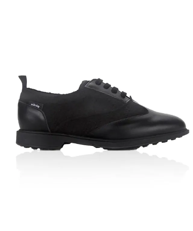 Giclee Warmer Spikeless Golf Shoes- Black
