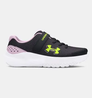 Girls' Pre-School UA Surge 4 AC Running Shoes