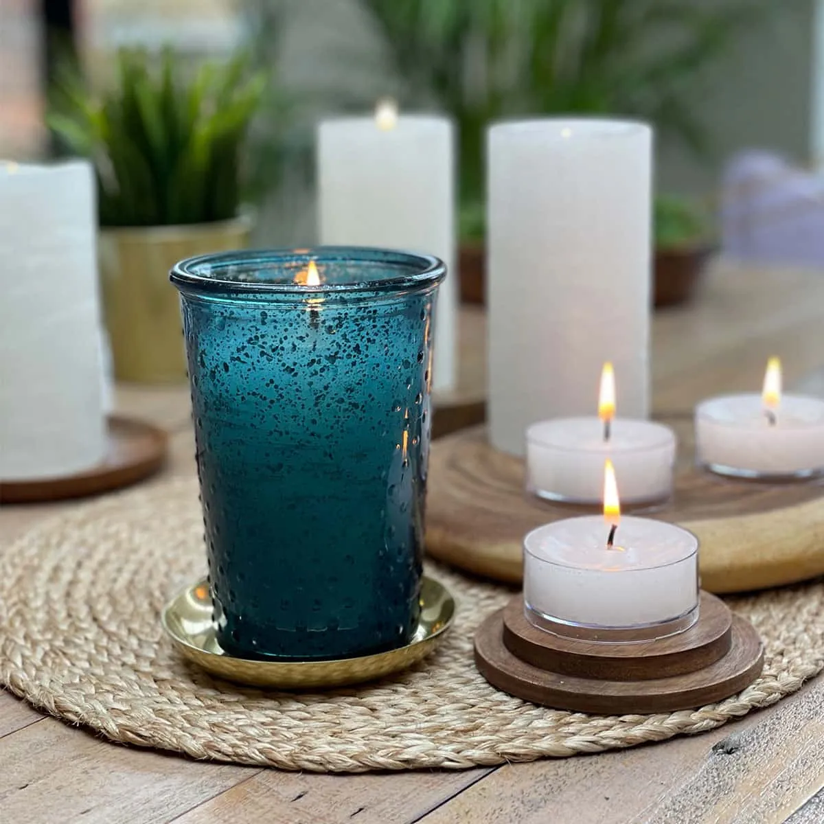 GloLite by PartyLite® Sun-Kissed Linen Specialty Jar Candle