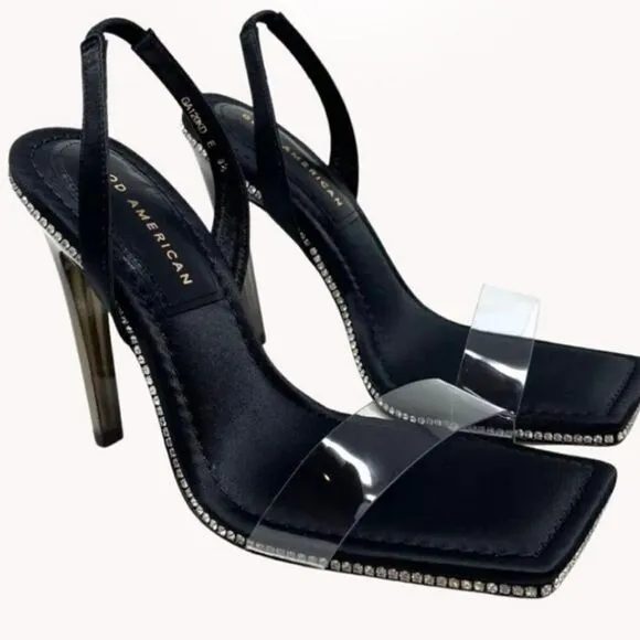 Good American Crystal Sandal