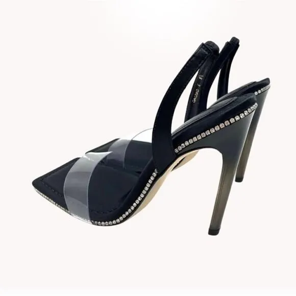 Good American Crystal Sandal