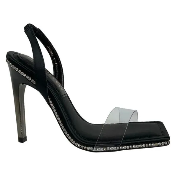 Good American Crystal Sandal