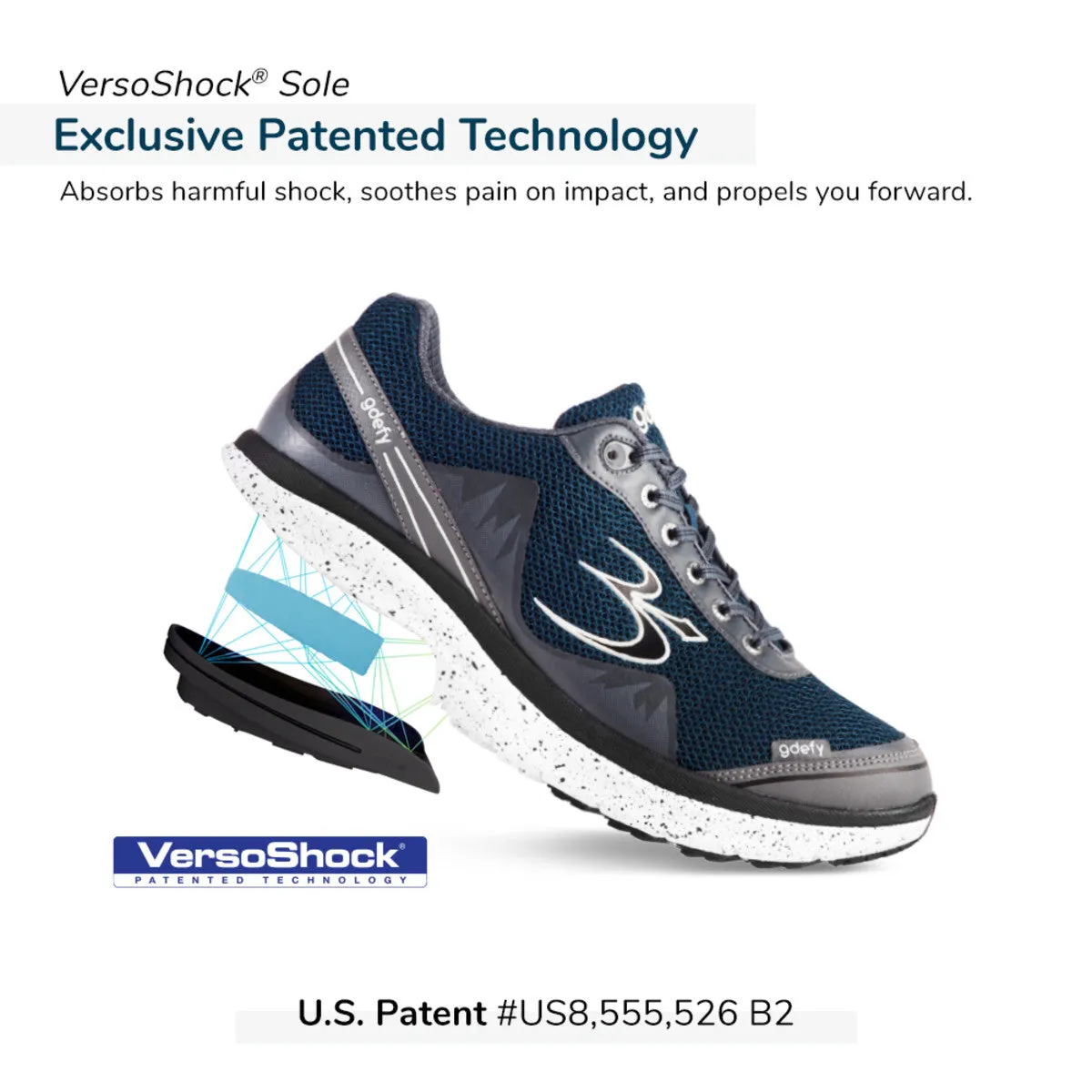 Gravity Defyer Men's  Mighty Walk Athletic Shoes