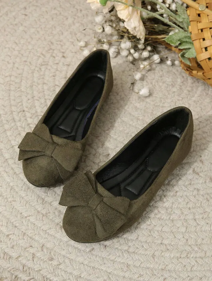 Heidi – Bow Detail Ballet Flats