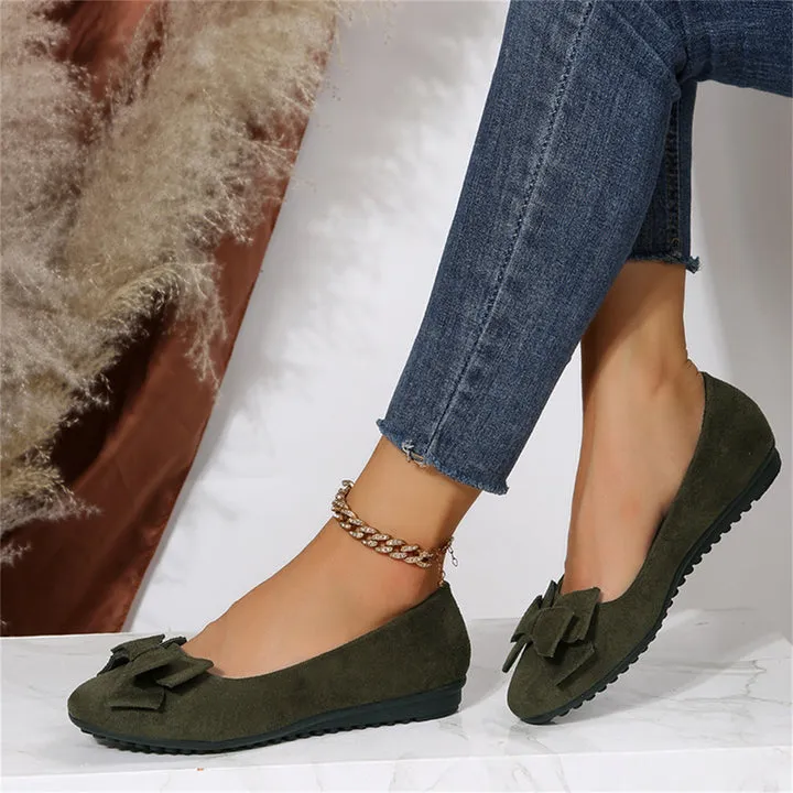 Heidi – Bow Detail Ballet Flats