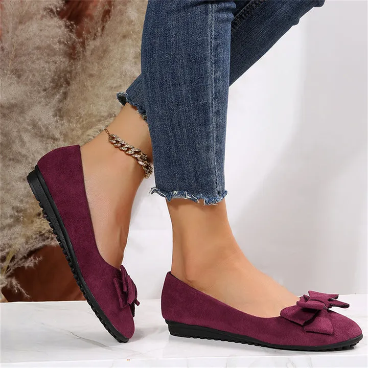 Heidi – Bow Detail Ballet Flats