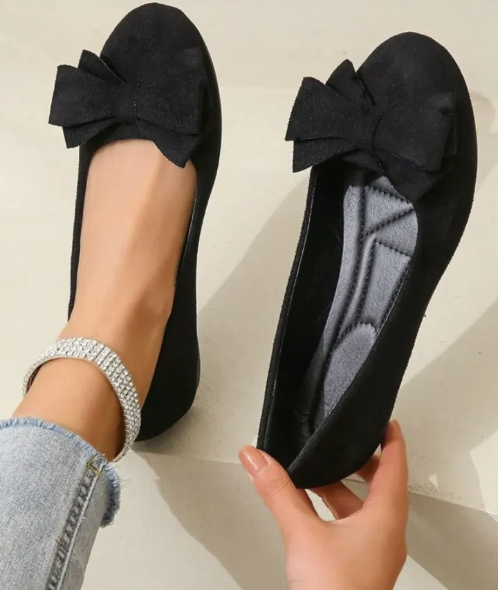 Heidi – Bow Detail Ballet Flats