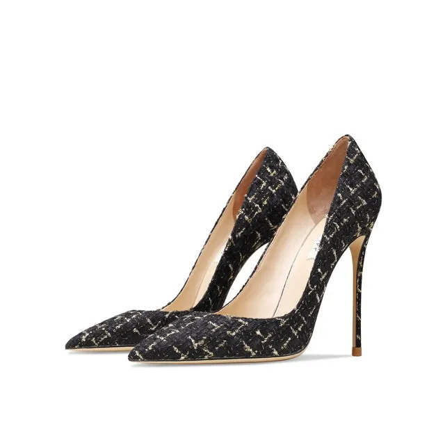High Heels Stiletto Weave Women Shoes