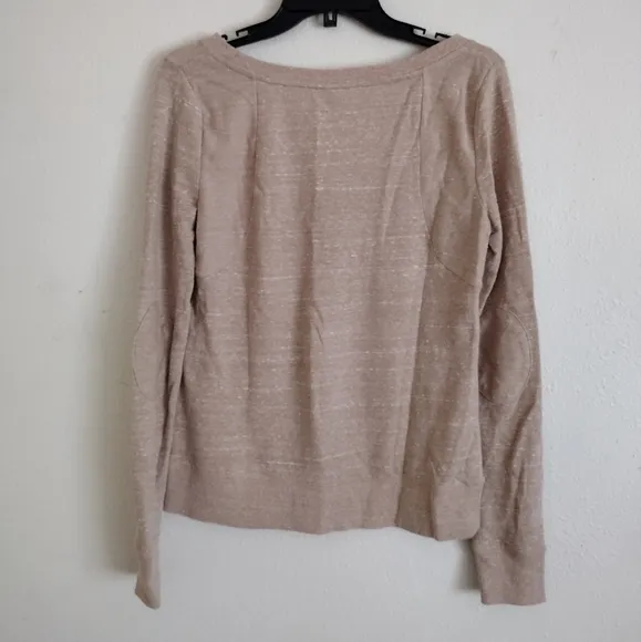 Holding Horses Anthropologie tan lightweight asymmetrical sweater size Small