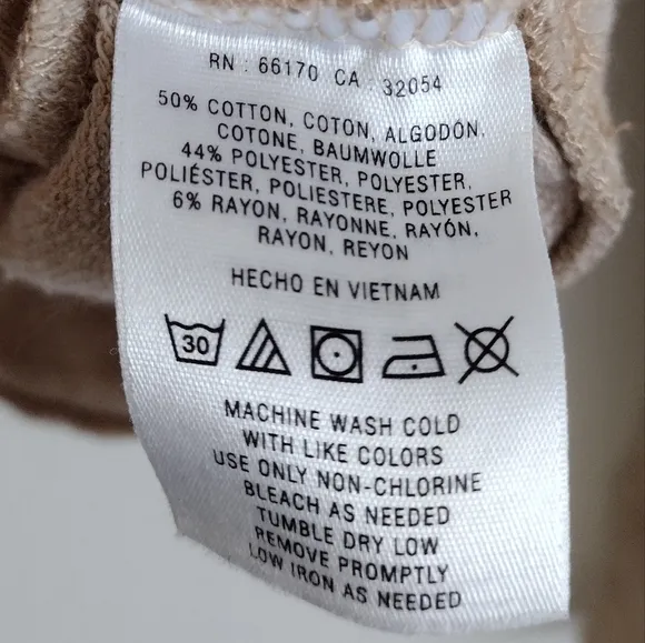 Holding Horses Anthropologie tan lightweight asymmetrical sweater size Small
