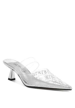 Holin Pointed Toe Kitten Heels