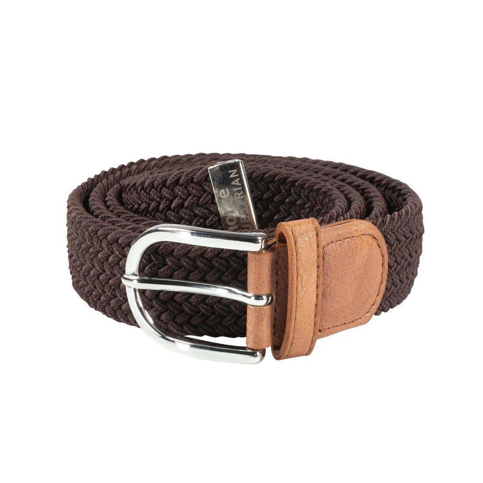 Horze Unisex Stretch Belt (Brown/Beige)