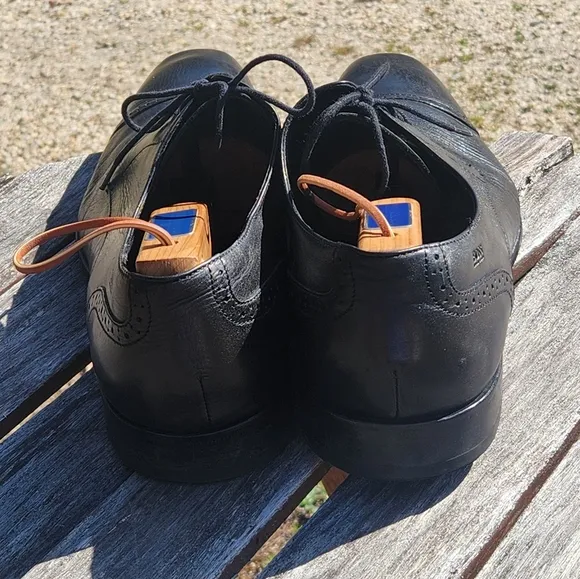 Hugo Boss Cap Toe Leather Oxford  Dress Shoes 12