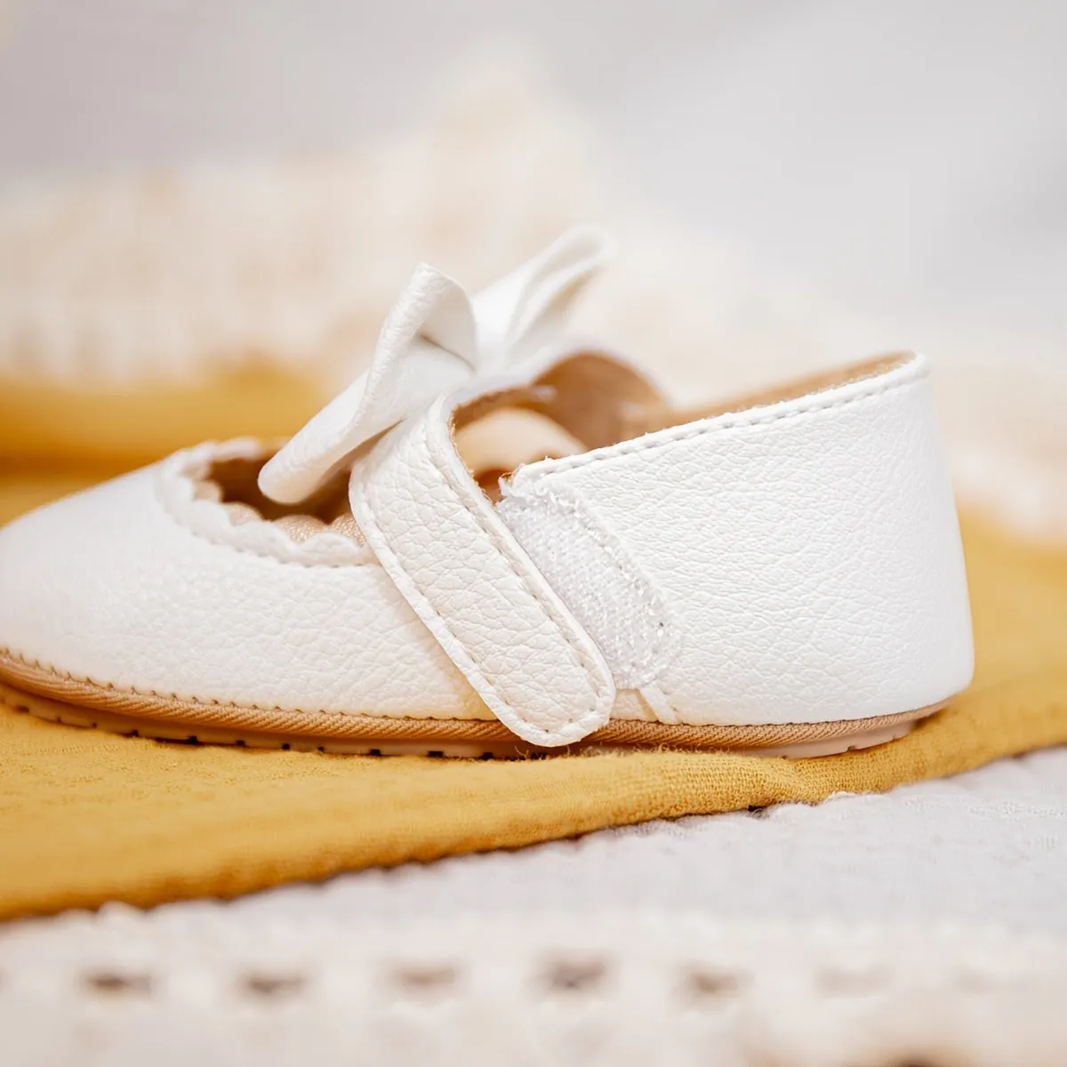 Infant Baby Girls Princess Mary Jane Flats with Soft-soled Anti-slip Design