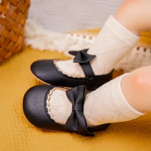 Infant Baby Girls Princess Mary Jane Flats with Soft-soled Anti-slip Design