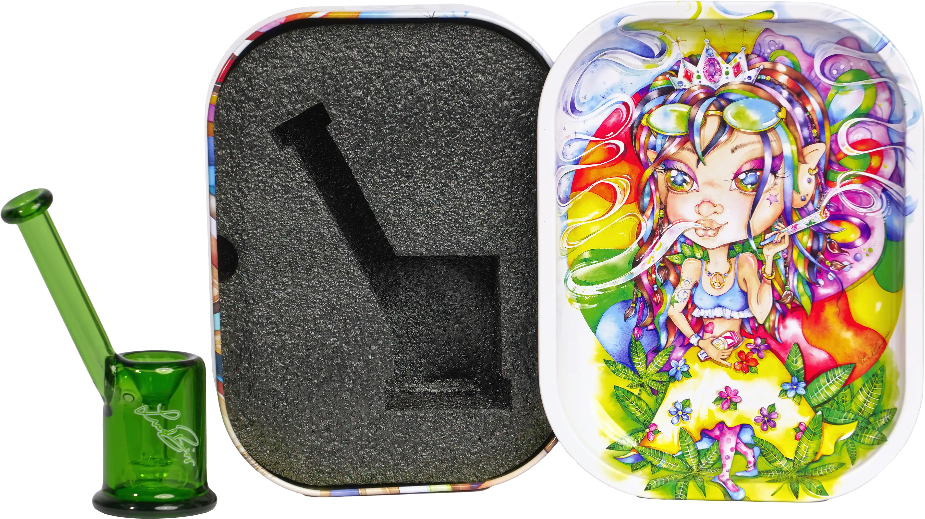 Influenced Brandz X Linda Biggs Bubbler In Tin Case - (1 Count)