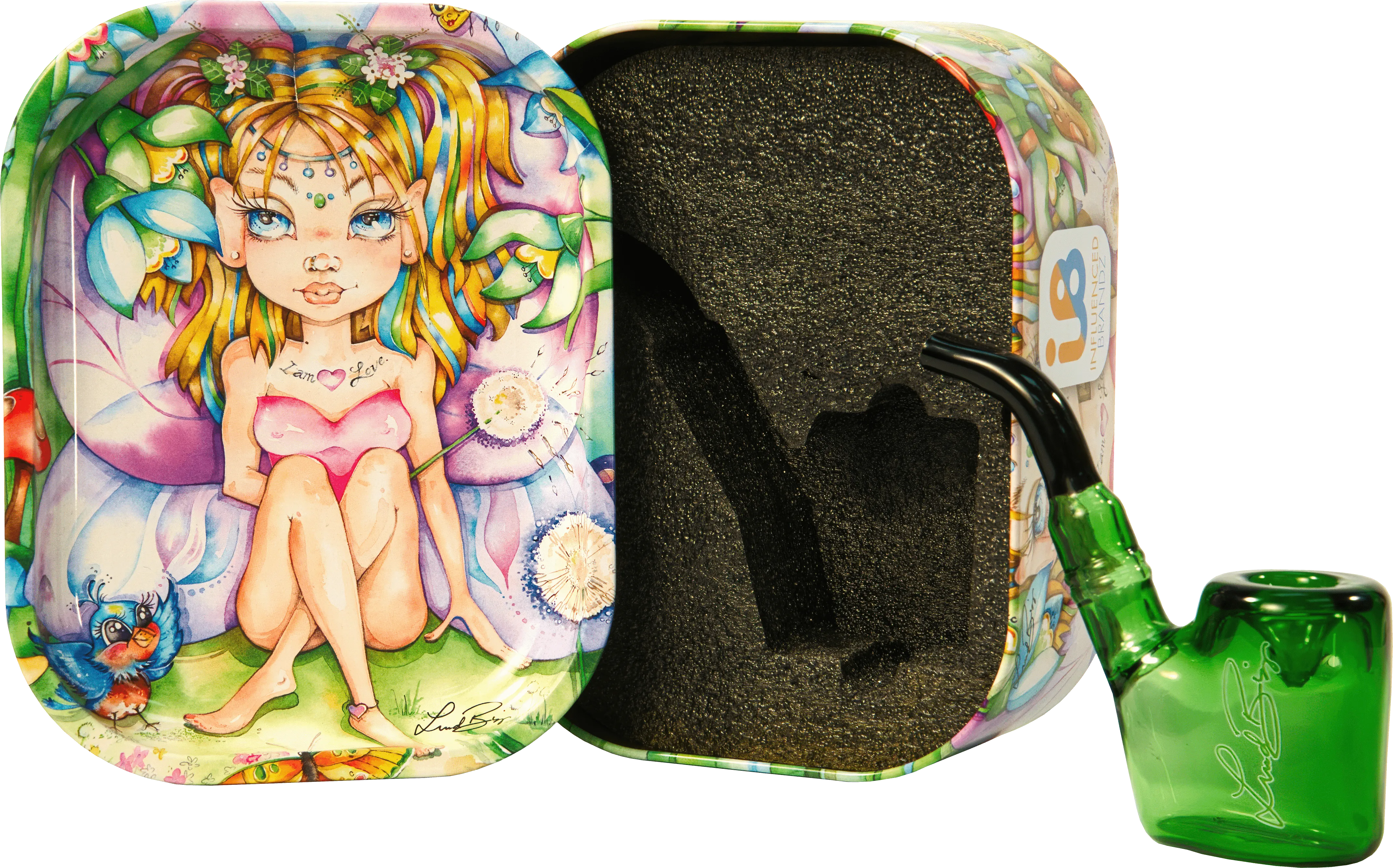 Influenced Brandz X Linda Biggs Sherlock Pipe In Tin Case - (1 Count)