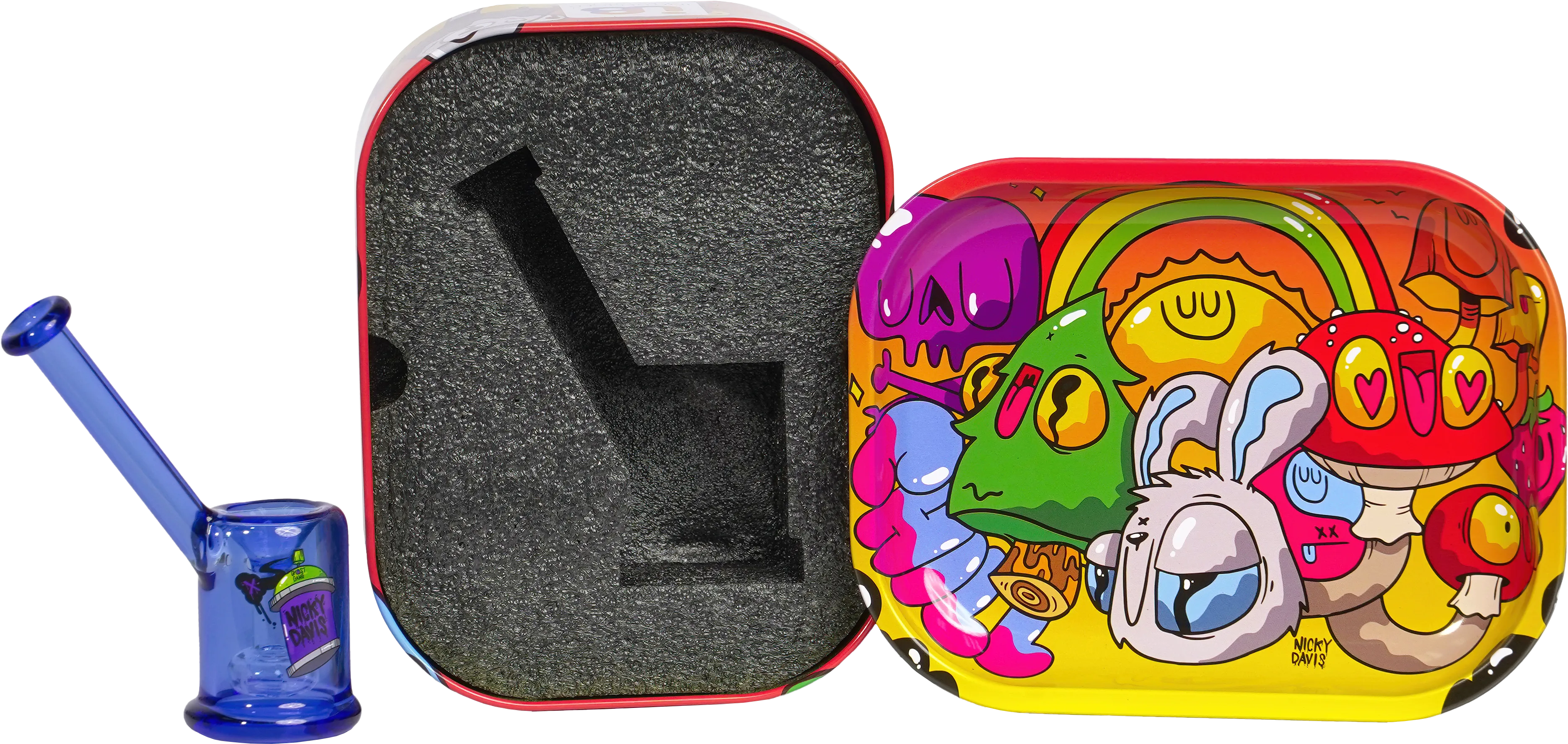 Influenced Brandz X Nicky Davis Bubbler In Tin Case - (1 Count)