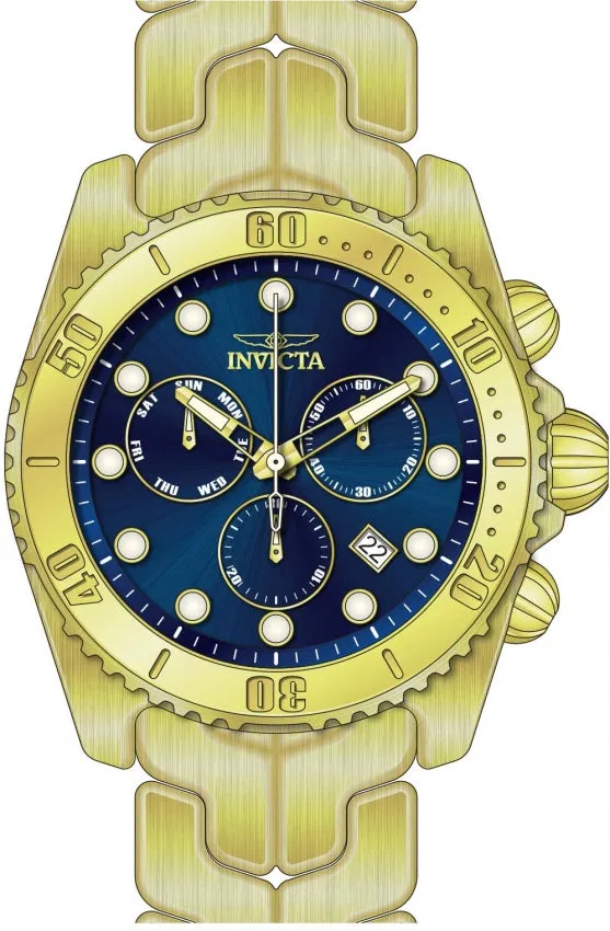 Invicta Men's Specialty Gold-Tone 44663
