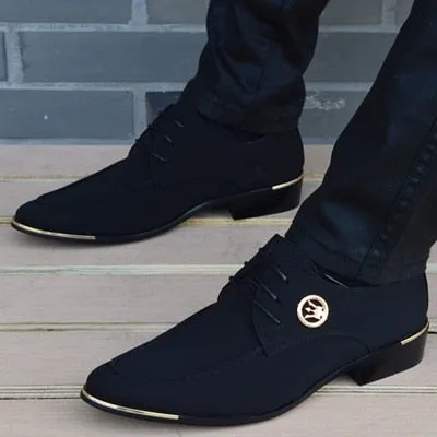 Italian mens shoes fashion black men moccasin pointed toe classic men wedding shoes sapatos masculino