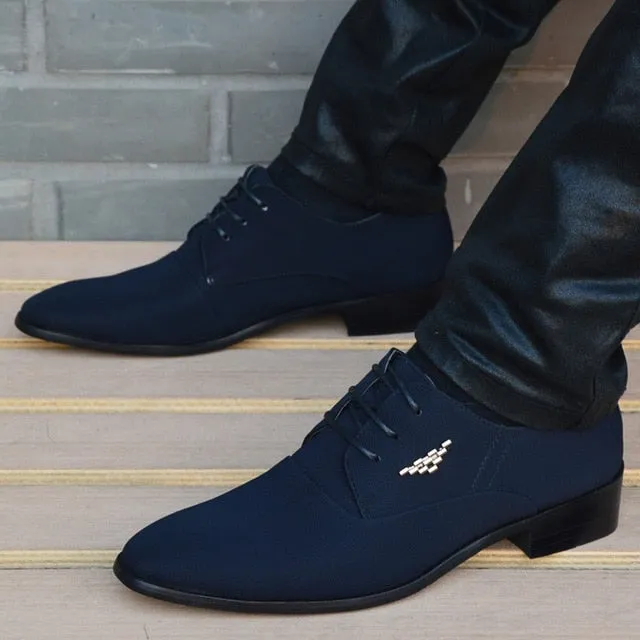 Italian mens shoes fashion black men moccasin pointed toe classic men wedding shoes sapatos masculino