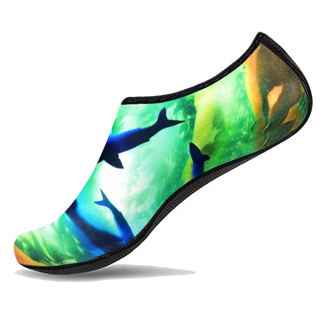 JACKSHIBO Summer Water Shoes Men Swimming Shoes Aqua Beach