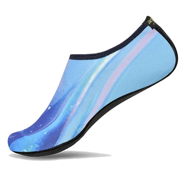 JACKSHIBO Summer Water Shoes Men Swimming Shoes Aqua Beach