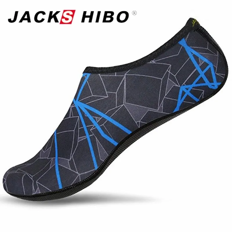 JACKSHIBO Summer Water Shoes Men Swimming Shoes Aqua Beach