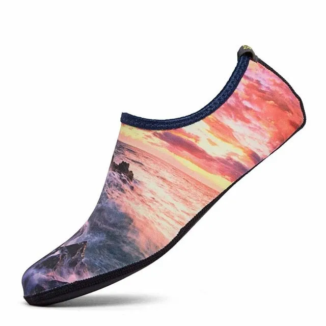 JACKSHIBO Summer Water Shoes Men Swimming Shoes Aqua Beach