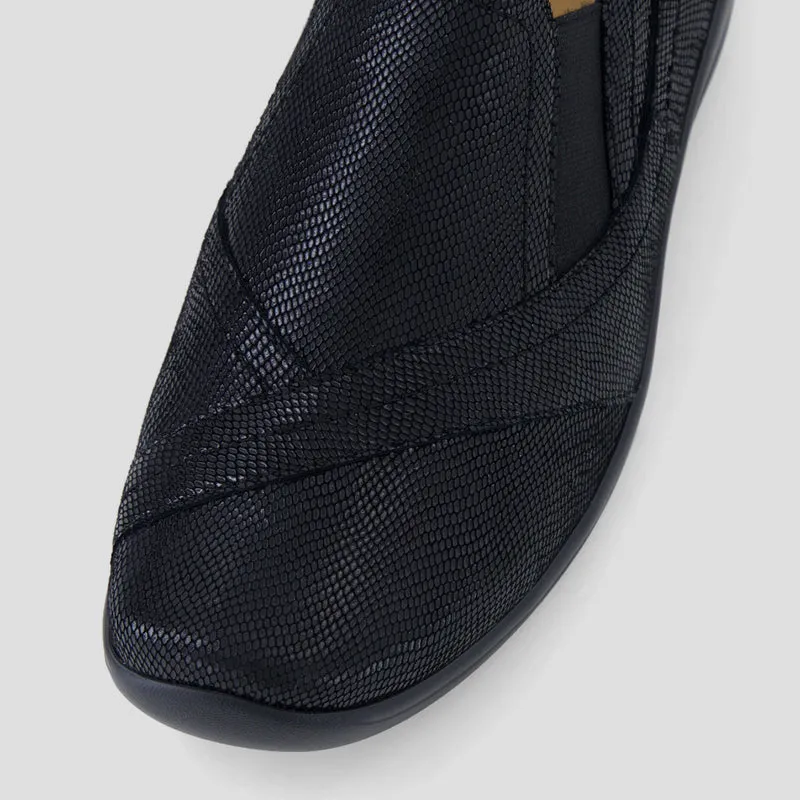 JAVA XF - BLACK LIZARD SHINE LEATHER