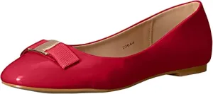 Journee Collection Women's Flats, Red, 7.5