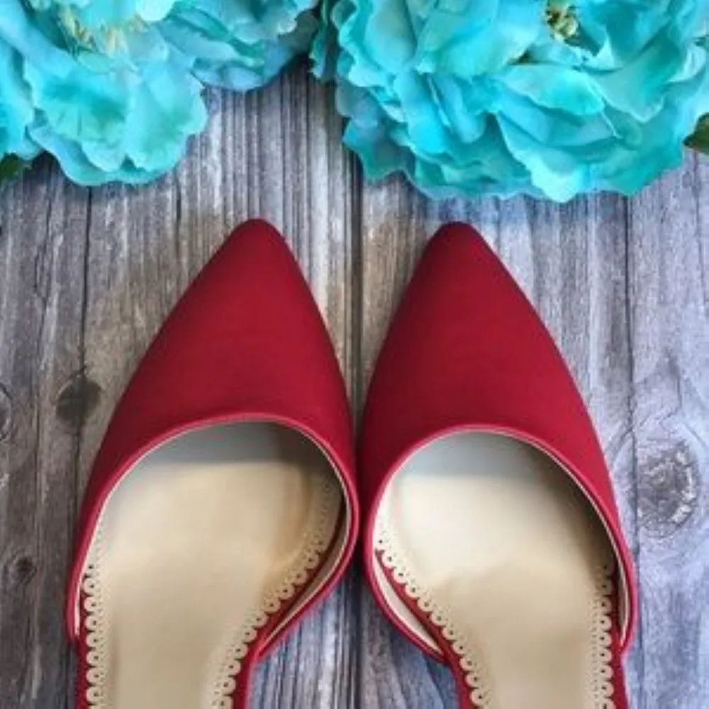 JOURNEE Tanzi Red Pumps 9M
