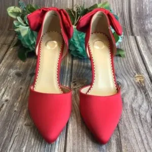 JOURNEE Tanzi Red Pumps 9M