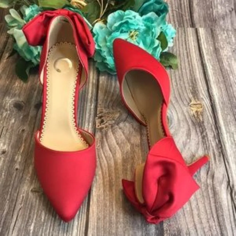 JOURNEE Tanzi Red Pumps 9M