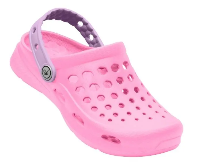 JOYBEES - Kids ACTIVE CLOG SOFT PINK/LAVENDER