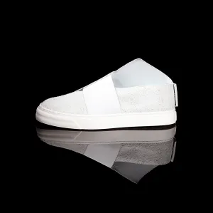 K1 / ALL WHITE / UNISEX LEATHER SNEAKER